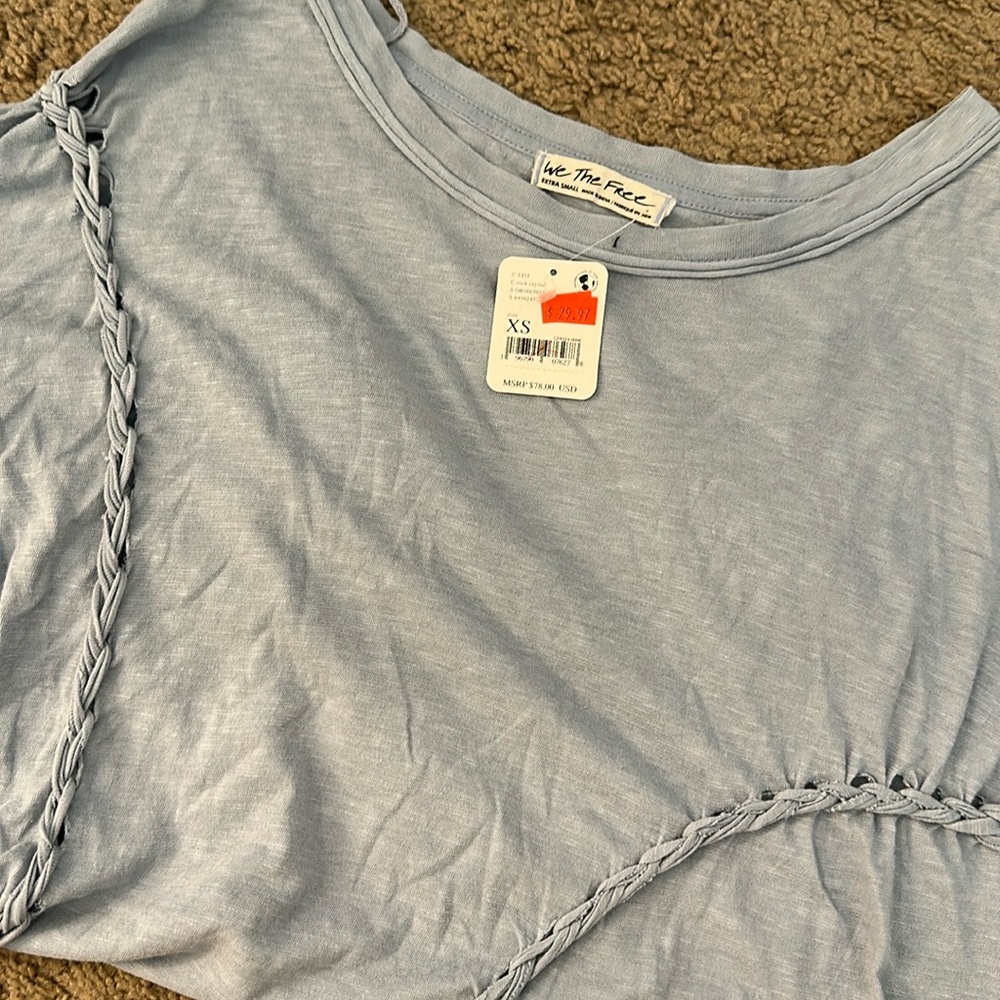 Free People Oversized Tee